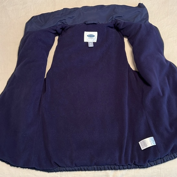 Navy puffer vest jacket - Picture 3 of 6